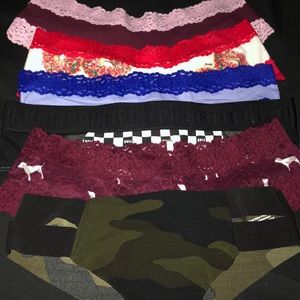 Seven pieces of panties